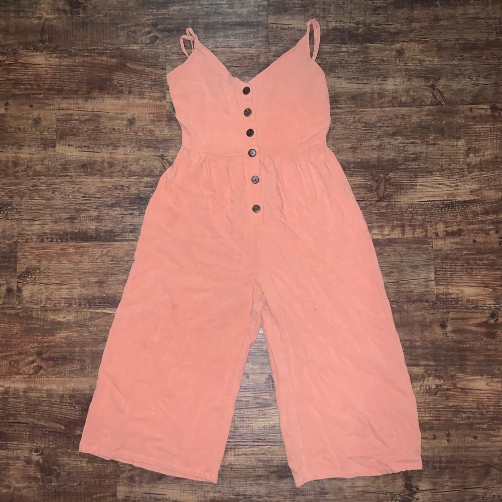 Pink Wide-Legged Jumpsuit